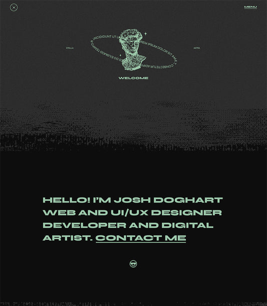 Designer Dark Portfolio